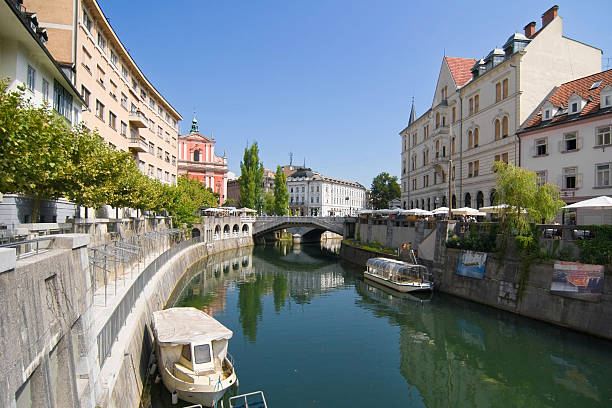 istock River Ljubljanica through Ljubljana 178517671