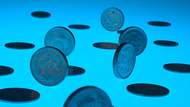 Indian Coin currency stock photo