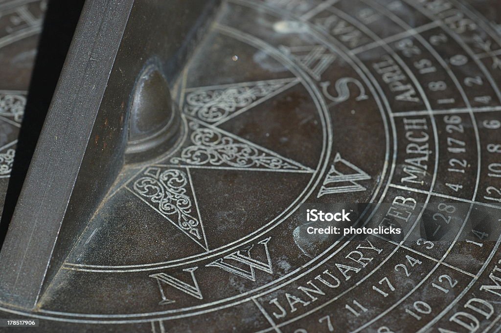 time is of the essence vintage old bronze sundial witnessed the passage of time Calendar Stock Photo