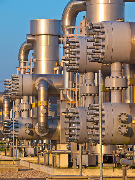 istock Detail of a modern natural gas processing plant 178517975