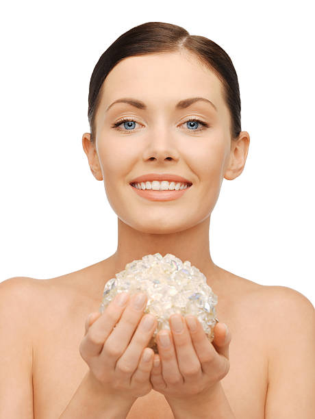 istock woman with bath ball 178518598