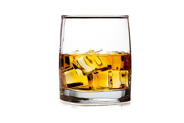 istock Glass of cognac or whiskey isolated on white background 178518719