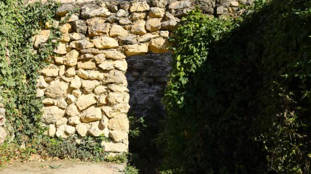 istock arched entrance in the structure of an ancient abandoned building 1785190780