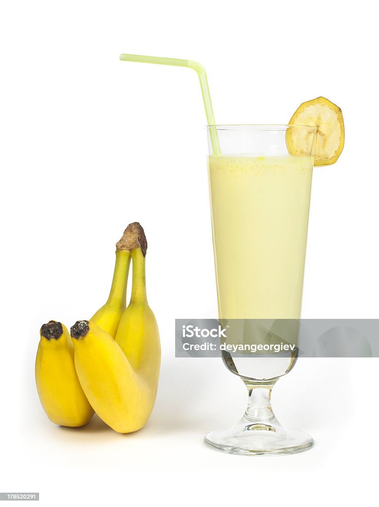 milk-shake de Banana - Foto de stock de Alimentação Saudável royalty-free
