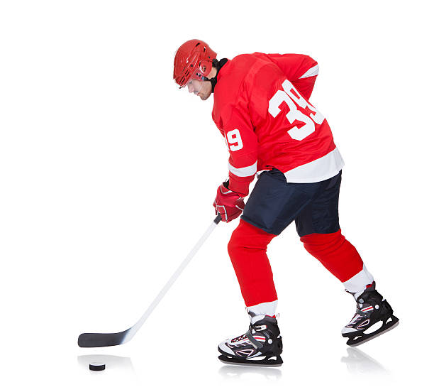 istock Professional hockey player skating on ice 178520383