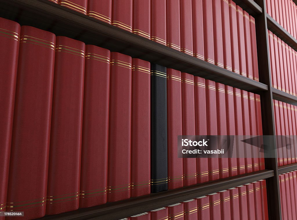 - Bibliothek - Lizenzfrei Goldfarbig Stock-Foto