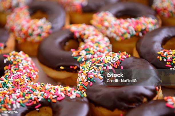 Delicious Donuts Stock Photo - Download Image Now - Chocolate Doughnut, Chocolate, Doughnut