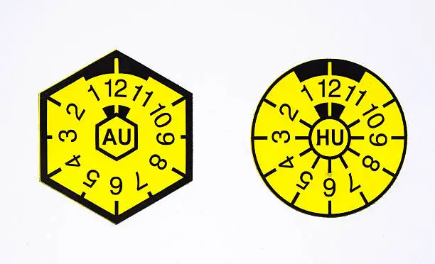 German TV-seal and AU-badge.