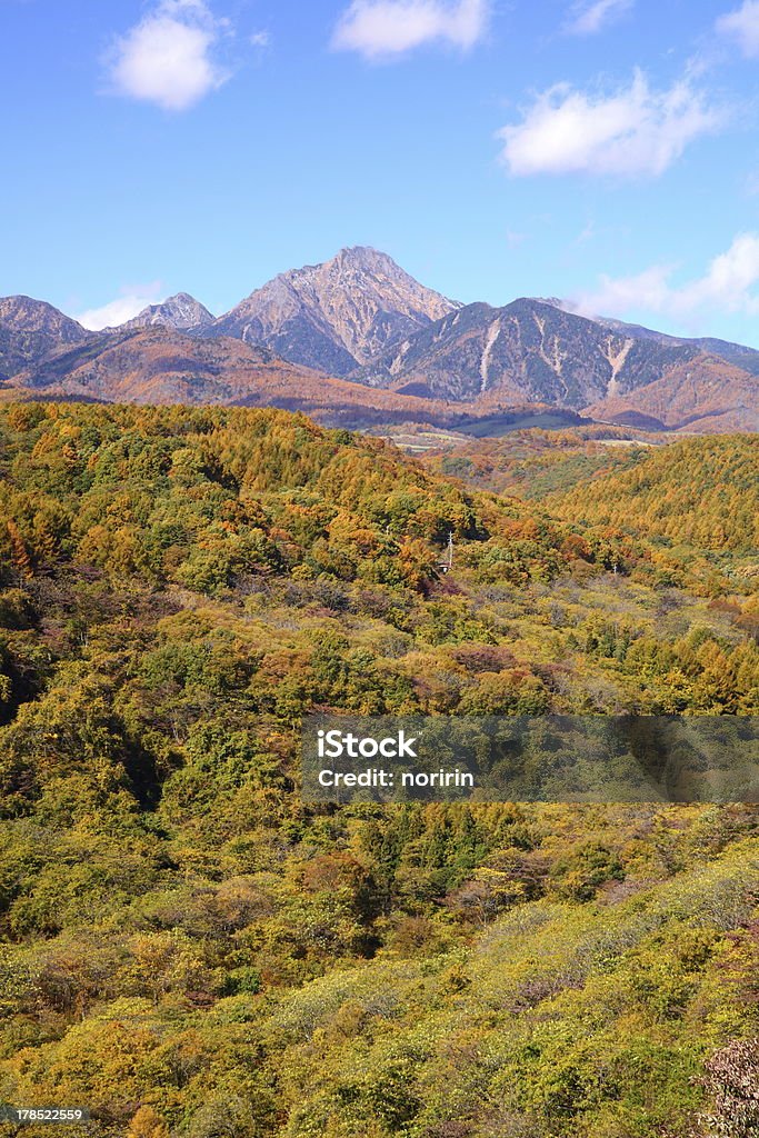 Mt Yatsugatake im Herbst - Lizenzfrei Asien Stock-Foto