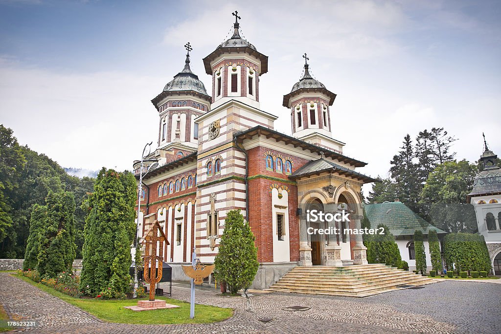 Die Sinaia Kloster in Sinaia. Siebenbürgen. Rumänien. - Lizenzfrei Alt Stock-Foto