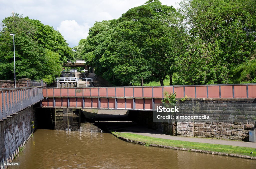 Old Iron Kanalbrücke in Chester - Lizenzfrei Brücke Stock-Foto