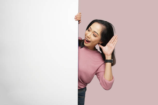 istock Beautiful Asian Girl Peeking 1785237074
