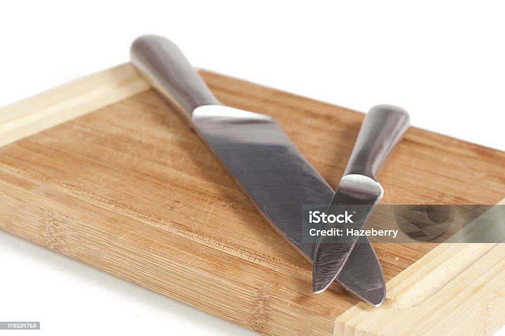 ナイフ、カッティングボード - まな板のロイヤリティフリーストックフォト