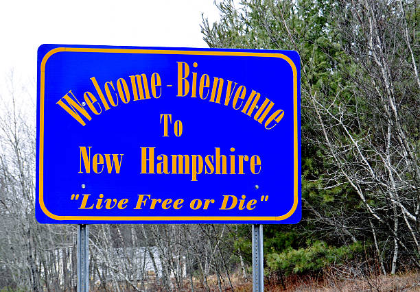 istock Welcome To New Hampshire sign 178525070
