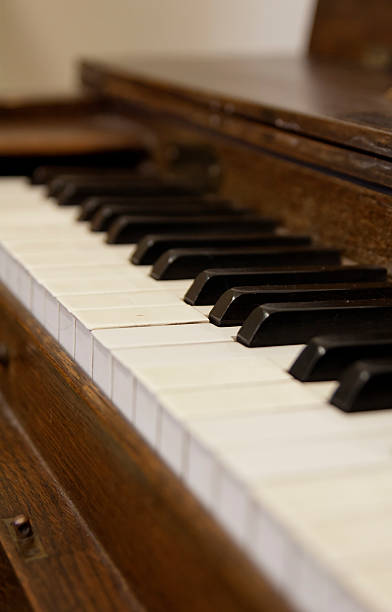 istock Close up of old piano 178525255