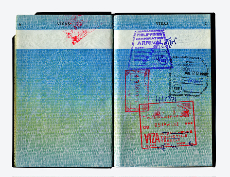  an old british passport