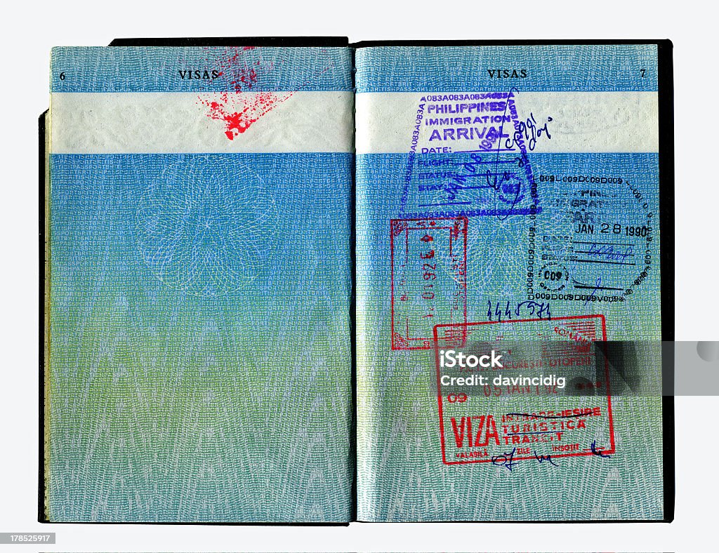 Passaporte - Royalty-free Autoridade Foto de stock
