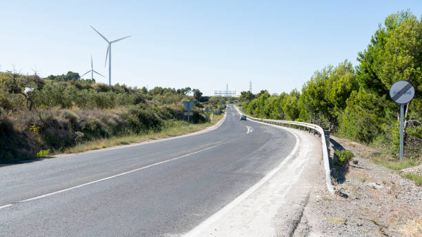istock A scenic road on a hot summer day in, Spain. 1785265410