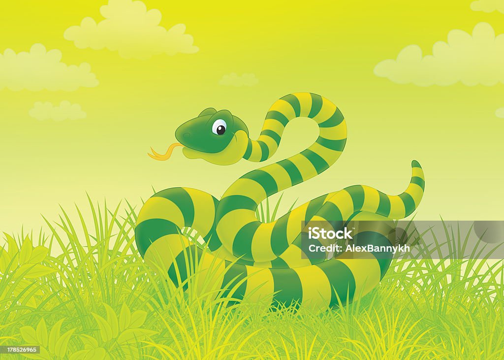 Serpent - Illustration de Cartoon libre de droits