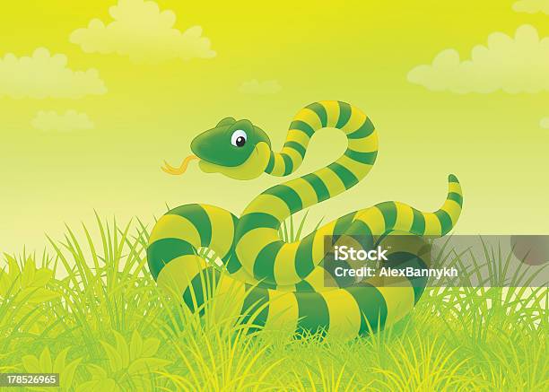 Serpent Vecteurs libres de droits et plus d'images vectorielles de Cartoon - Cartoon, Couleur verte, Danger