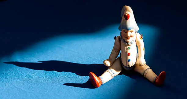 A small porcelain vintage (early 1900) Pierrot found in a flea market.