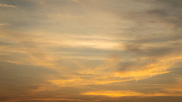 istock There are yellow clouds in the sky. 1785273465