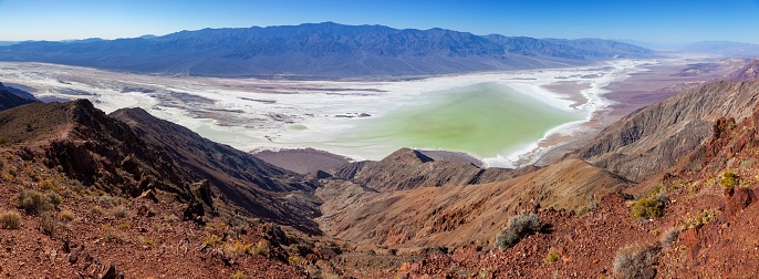 Scenic Death Valley National Park Landscape, Dantes View, California Southwest United States