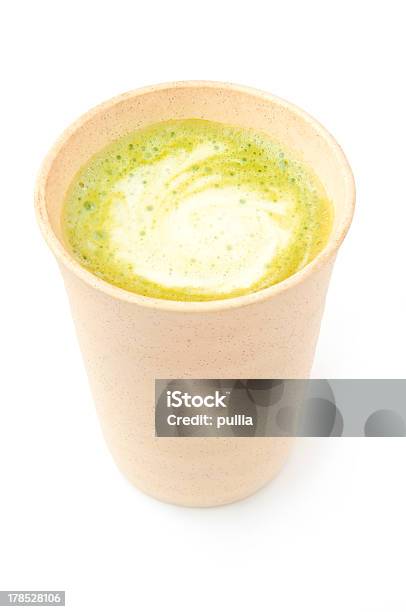 Photo libre de droit de Matcha Café Au Lait banque d'images et plus d'images libres de droit de Blanc - Blanc, Boisson, Café au lait