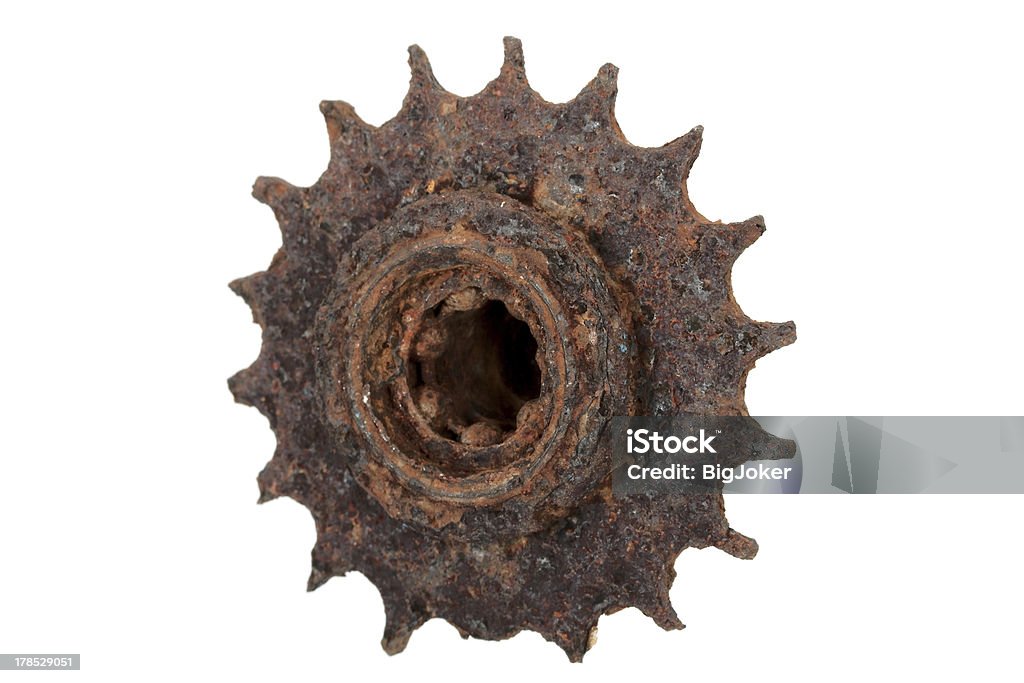 Old rusty engranajes - Foto de stock de Acero libre de derechos