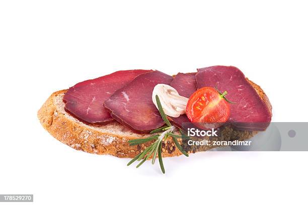 Pão Com Prosciutto - Fotografias de stock e mais imagens de Antipasto - Antipasto, Cacete - Pão, Canapé - Lanche