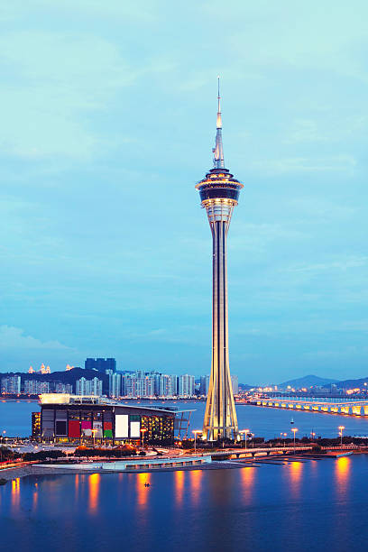 Macau tower stock photo