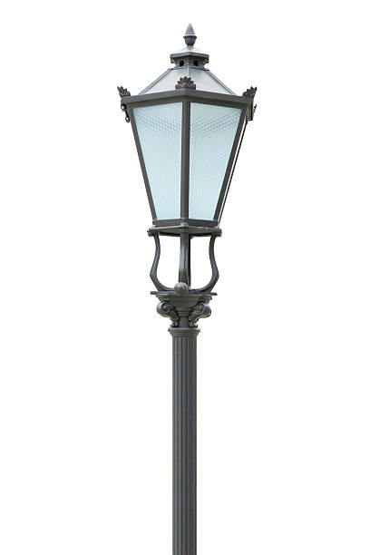 istock Street lamp on the white background 178530760