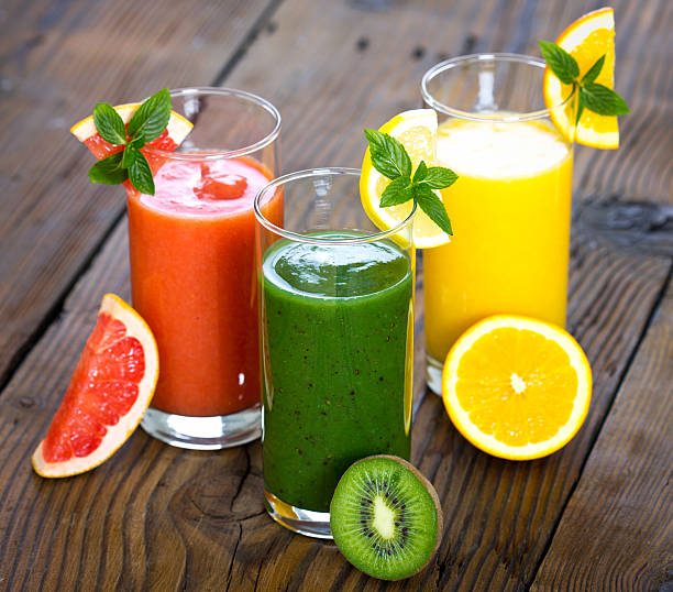 istock Trio of tropical fruit smoothies 178531040