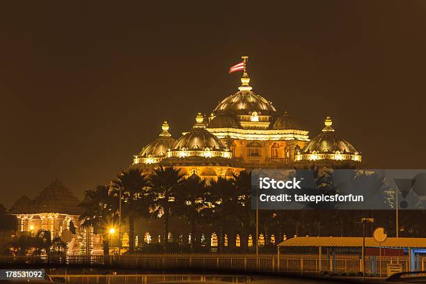 Akshardham Di Swaminarayan - Fotografie stock e altre immagini di Architettura - Architettura, Composizione orizzontale, Cultura indiana