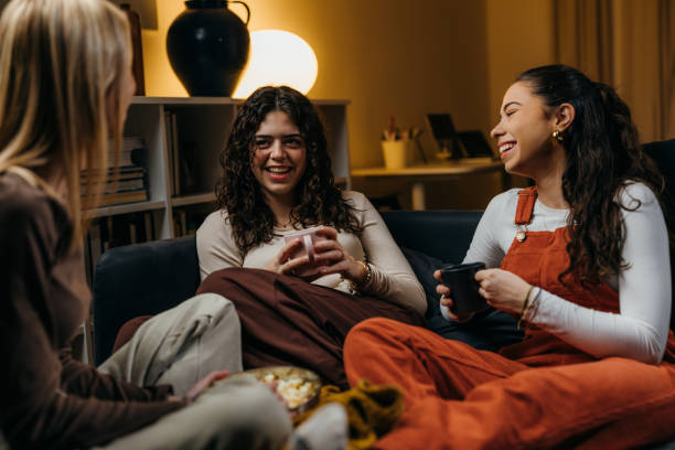 istock female friends at home 1785322865