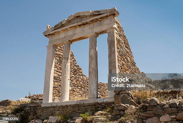 사원dendera 델로스에 대한 스톡 사진 및 기타 이미지 - 델로스, 그리스, 0명