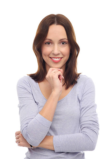 istock Casual young woman smiling 178532385