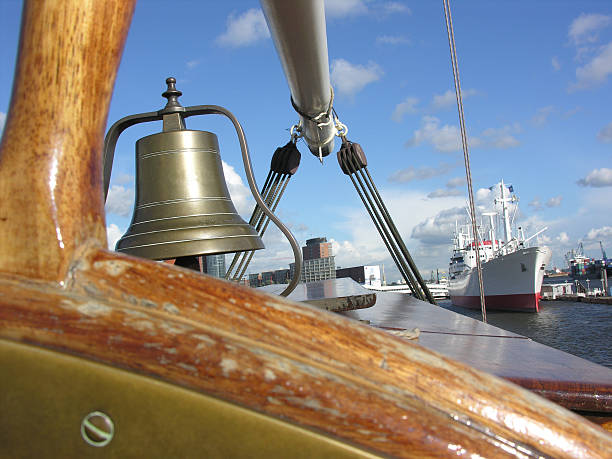 Ship’s bell stock photo