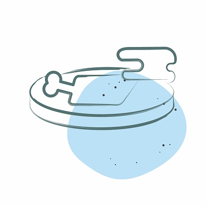 Icon Ragu Sach Moan. related to Cambodia symbol. Color Spot Style. simple design editable. simple illustration