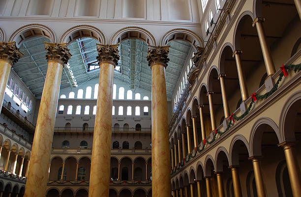 national building museum interior - museum complex the americas north america usa - fotografias e filmes do acervo