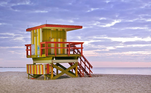 istock Miami Beach lifeguard house at sunrise 178533139