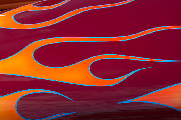 istock orange hotrod flames on red 178533282