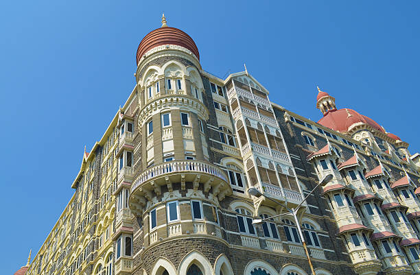An apartment complex on the ocean in Mumbai