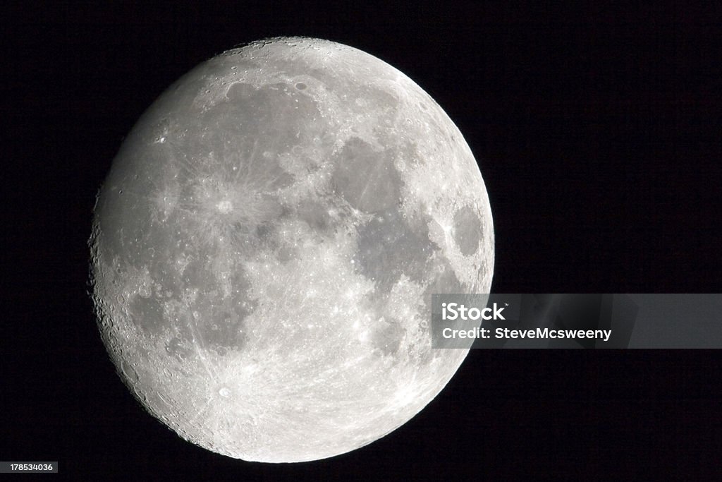 Mond im Oktober - Lizenzfrei Astronomie Stock-Foto