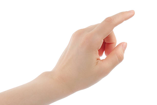 istock Woman hand on white background 178534337