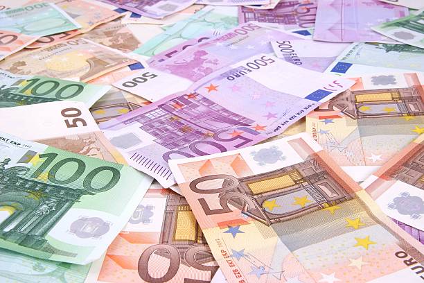 istock Panoramic Euro Background 50 100 and 500 bills 178534644