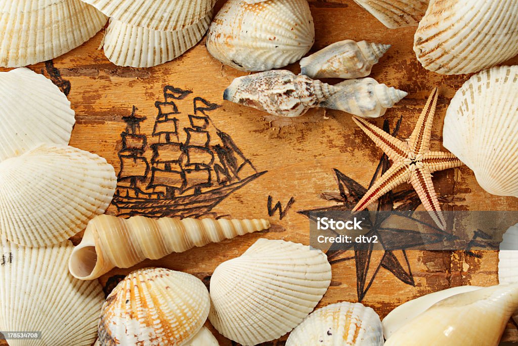 Tabella di mare - Foto stock royalty-free di Antico - Condizione