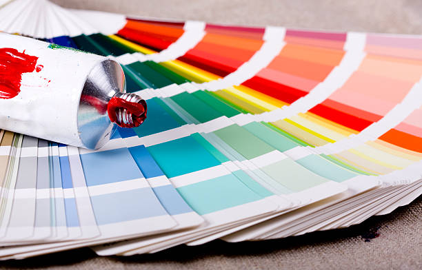 istock Artistic equipment and color chart 178535154