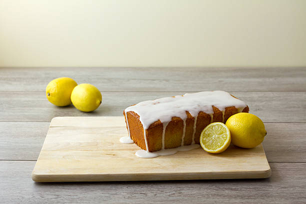 istock Glazed and unsliced lemon loaf cake 178535210
