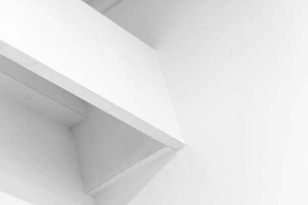 istock Abstract white interior details. Walls, ceiling and cornice niche 1785352683
